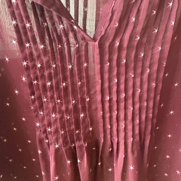 Torrid Pintuck Chiffon Blouse - Picture 6 of 9